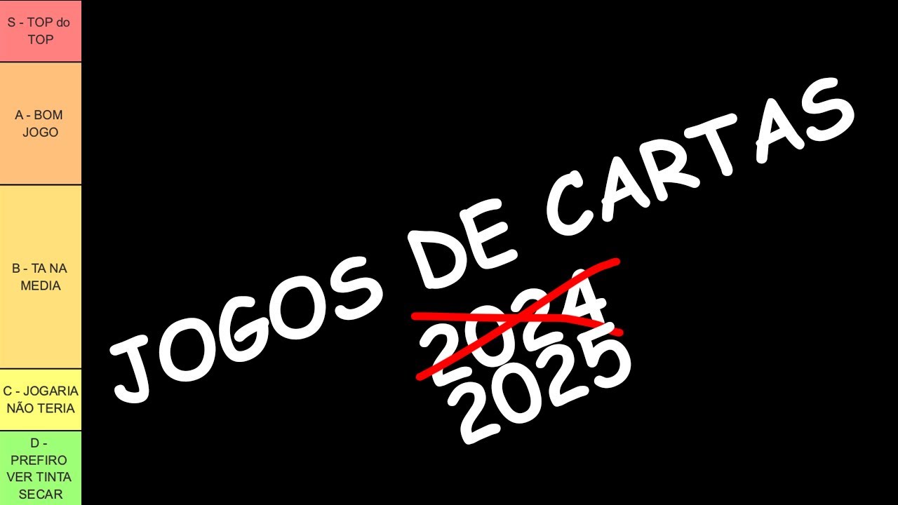 TIER LIST - Jogos de cartas lançados em 2025