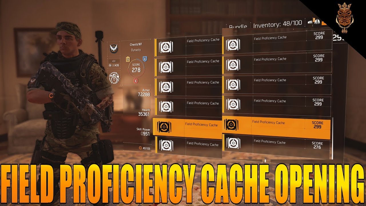 The Division 2 Field Proficiency Cache Opening - Upped My Gear Score!
