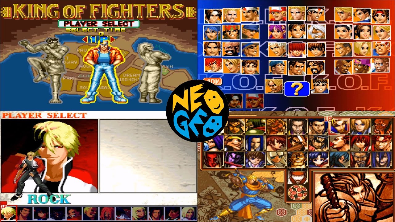 Evolution of Neo-Geo's Fighting Games - Character Select Screen! (1991-2004)