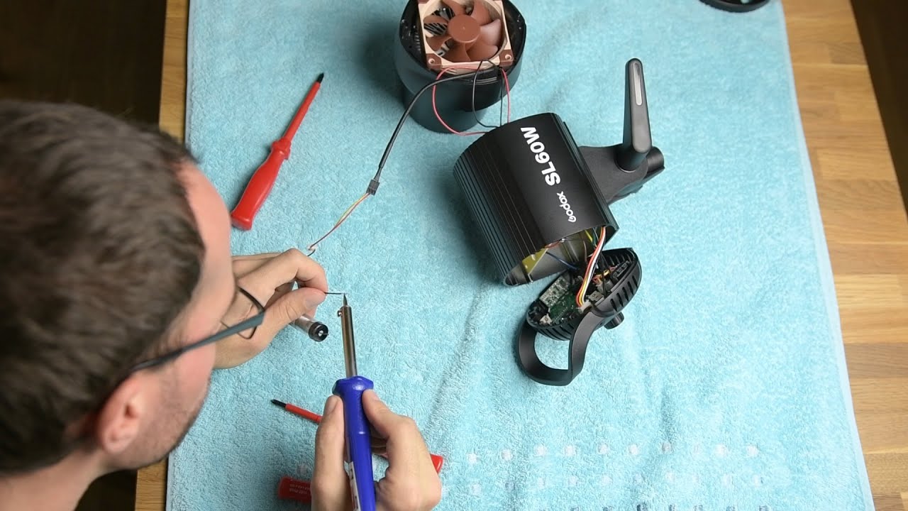 Godox SL60W - Fan Upgrade
