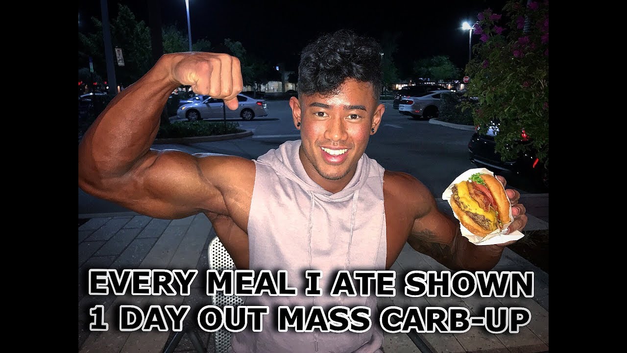 MASS CARB-UP BEFORE A SHOW | EVERY MEAL I ATE TO CARB- UP ON THE DAY BEFORE A SHOW