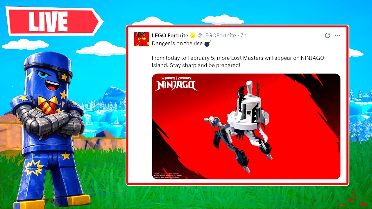 Hunting Down the Lost Masters! in LEGO Fortnite #ninjago #legofortnite