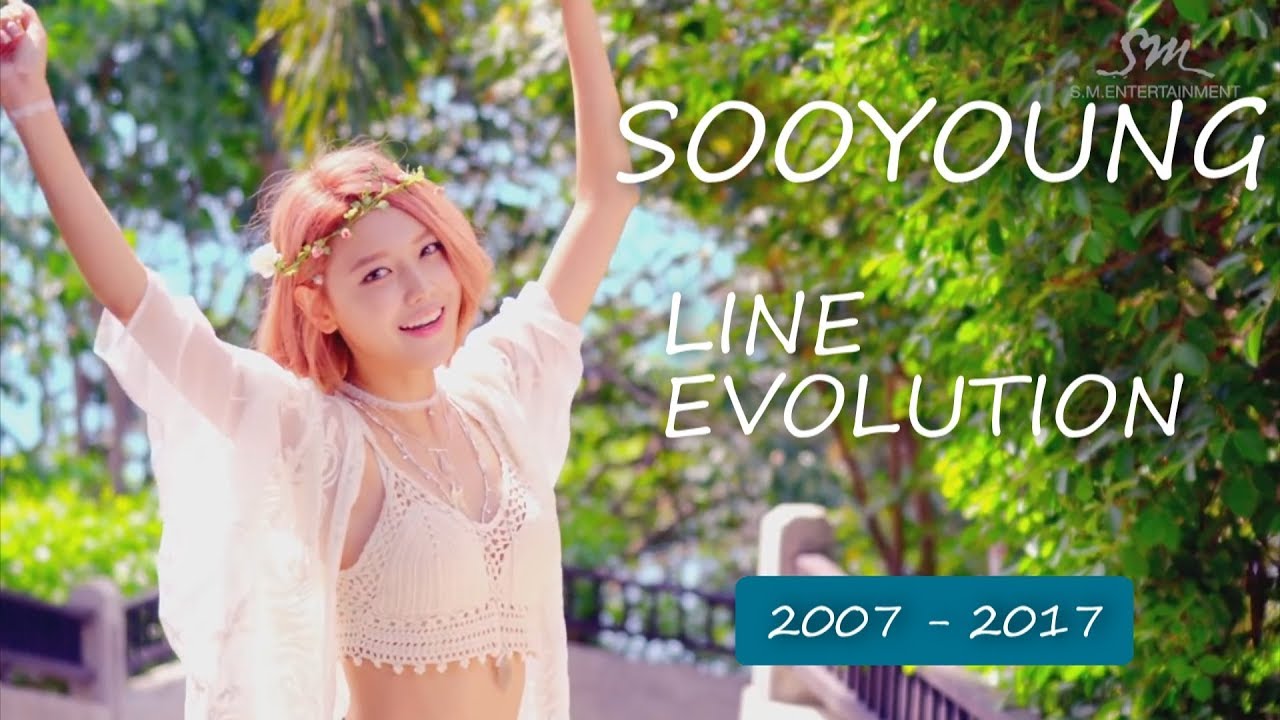 SOOYOUNG (SNSD) - LINE EVOLUTION [2007-2017]
