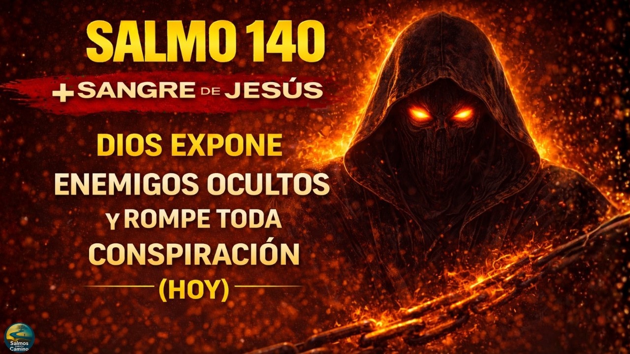 🔥 SALMO 140 + SANGRE DE JESÚS — DIOS EXPONE ENEMIGOS OCULTOS Y ROMPE TODA CONSPIRACIÓN HOY