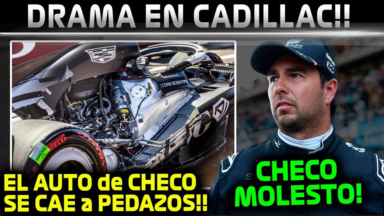 INCREIBLE!! EL AUTO de CHECO se DESARMA en CARRERA!! CADILLAC REACCIONA!! GP CHINA SPRINT FORMULA 1