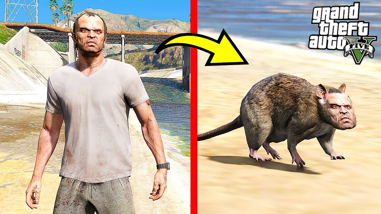 ТРЕВОР превратился в МЕРЗКУЮ КРЫСУ в GTA 5!