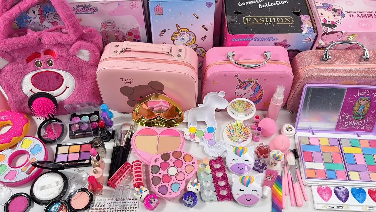 13 Minutes Satisfying with Unboxing Unicorn Makeup, Makeup Toys, Lotso, Toys Review | ASMR