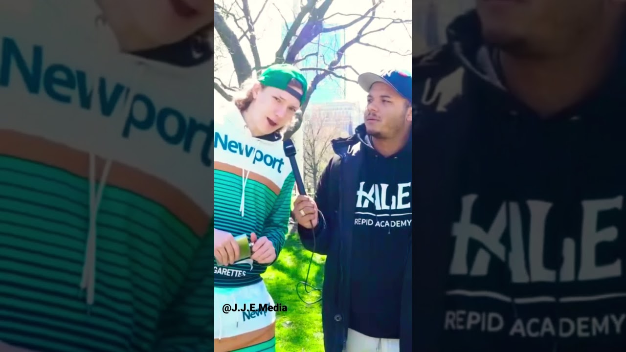 Newport Man - Bars 🔥🔥🔥 #funny #420 #interview #public #viral #live