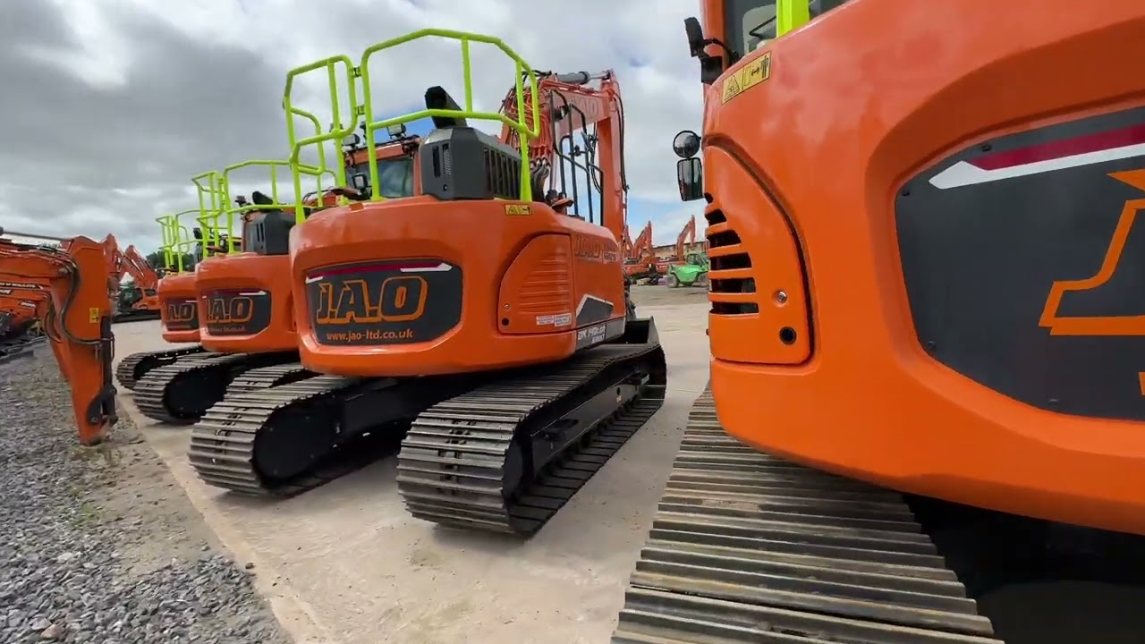 New Develon DX140LCR-7's for JAO Groundworks Ltd