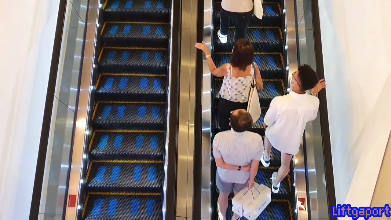 [Kone] Escalator At 313 Somerset With Blue Footprint Marking