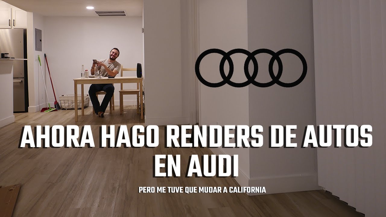 Cómo llegue a trabajar en el estudio de Audi haciendo renders de coches