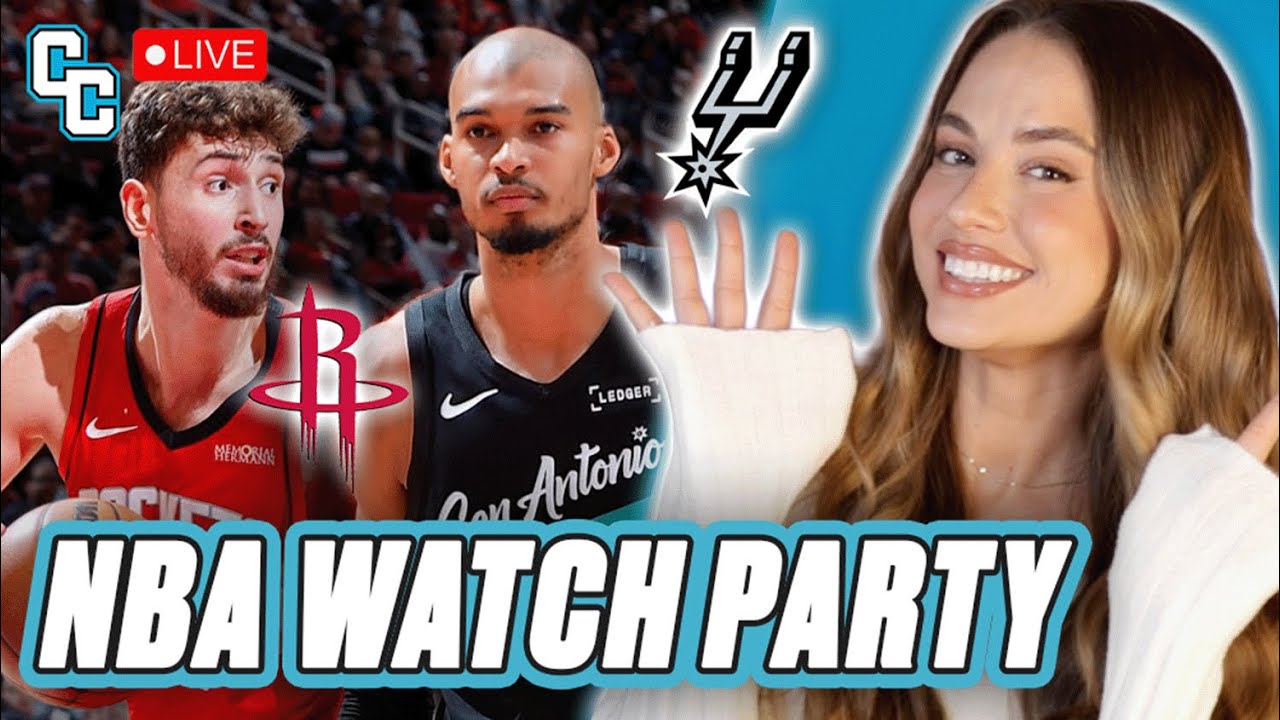 Spurs vs. Rockets🔥 (NBA WATCH PARTY!)
