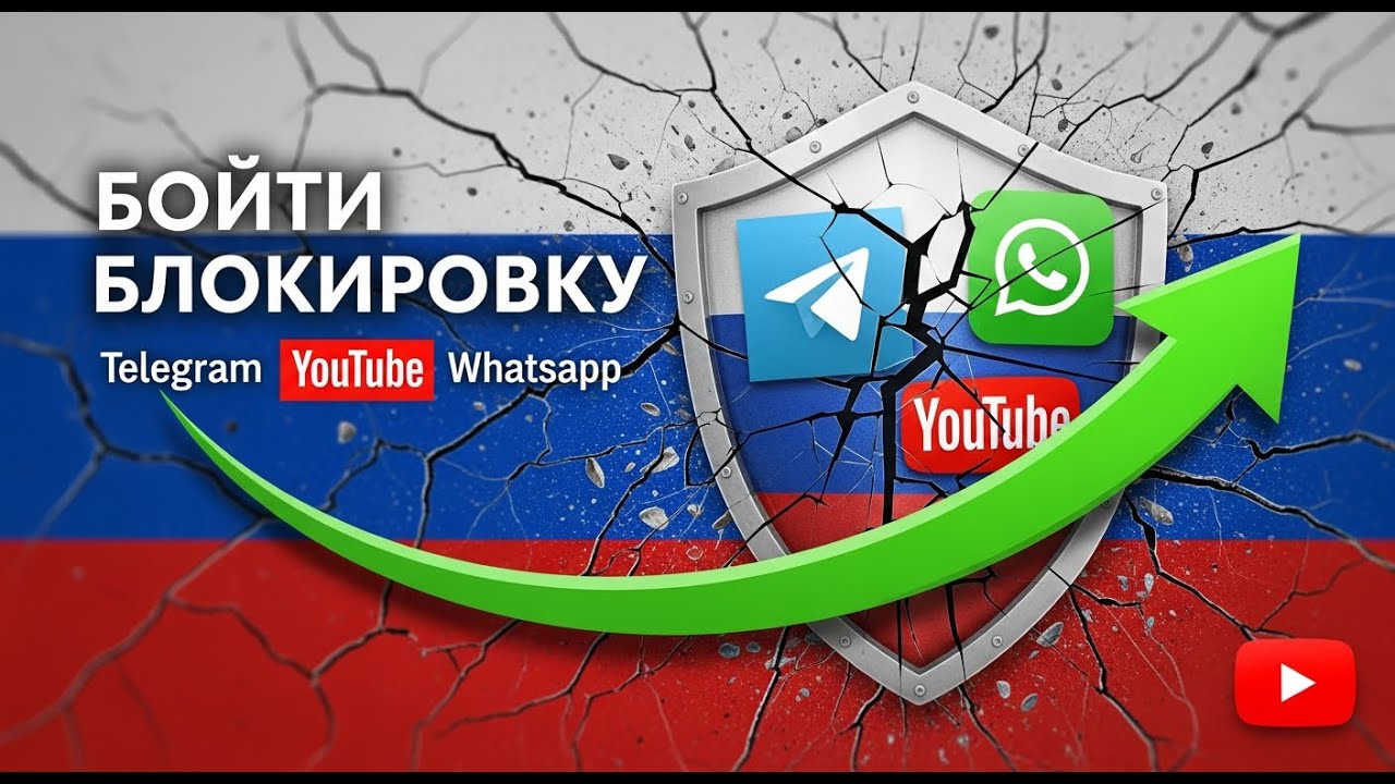 Что делать, если заблокировали Telegram, WhatsApp и YouTube?