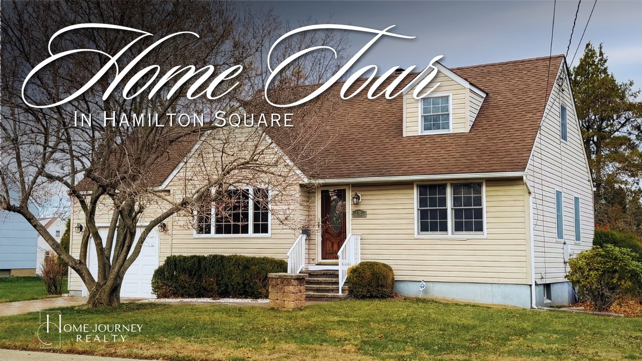 Hamilton Sq Extended Cape Cod | 4 Bds, Finished Basement & Deck #njhomesforsale #homejourneyrealty