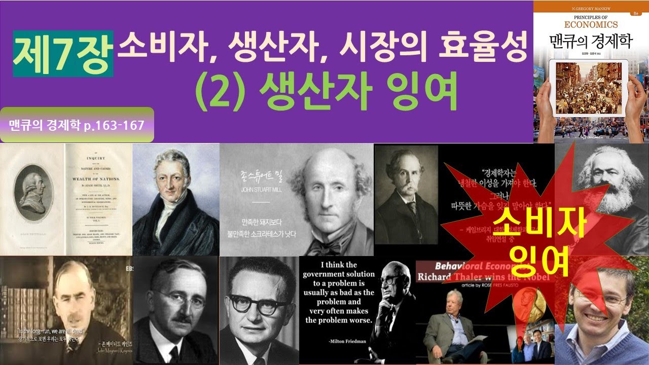 제7장 소비자,생산자, 시장의 효율성(2) - 1. 소비자잉여 (P.163-167)