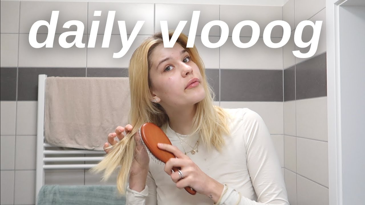 DAILY VLOOOG ! hair routine, vareni, trenal, sla jsem do sekace..l. :(