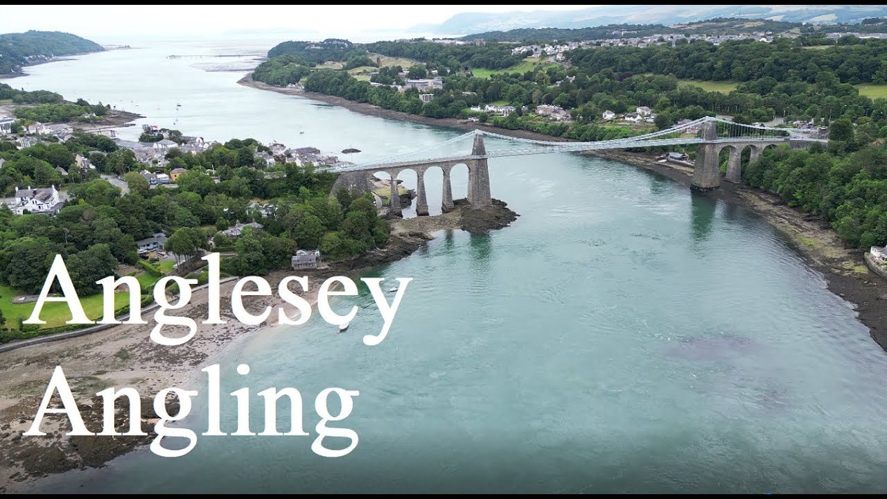 Anglesey Angling - Sea Fishing off the Rocks and in the Menai Straits - DJI Mini 3 Pro Drone Footage
