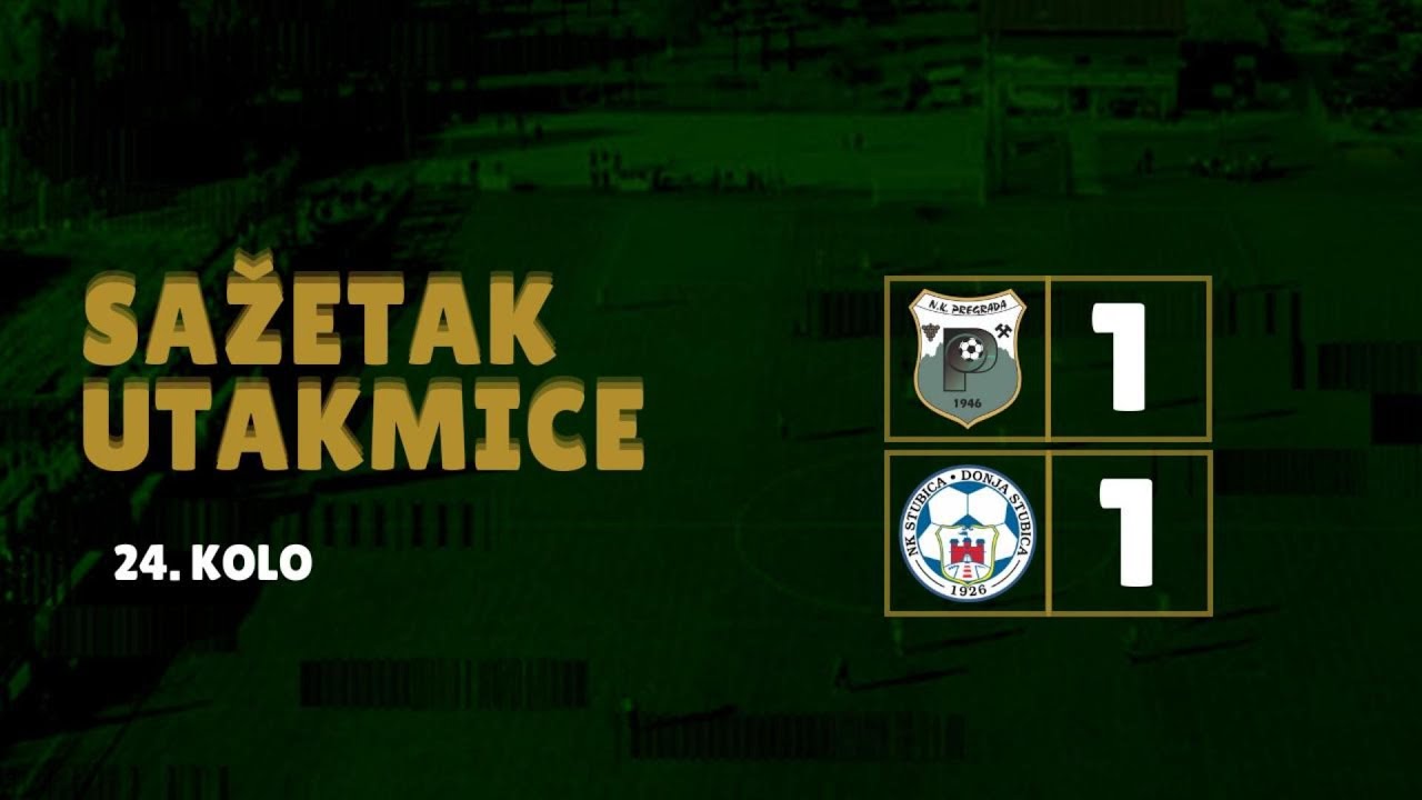 24. kolo, 1. ŽNL, NK Pregrada - NK Stubica, Sezona 24/25