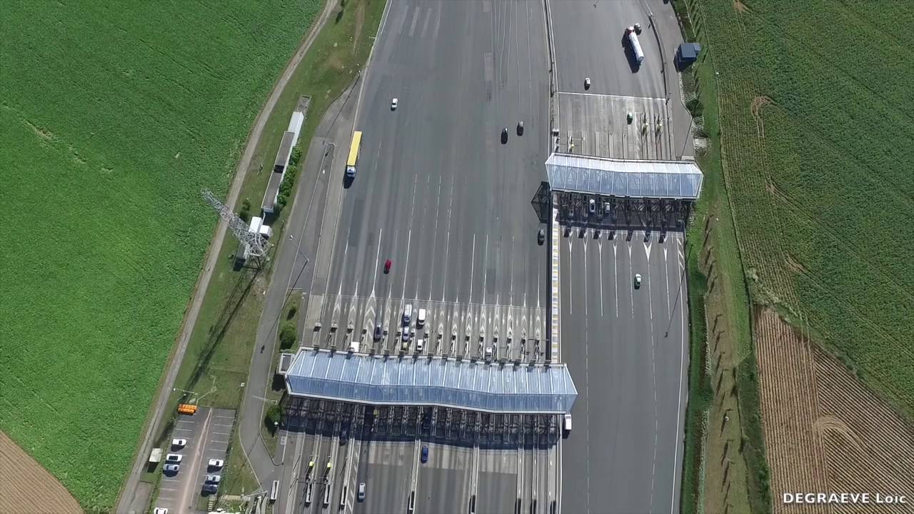 Un drone au dessus de la pollution