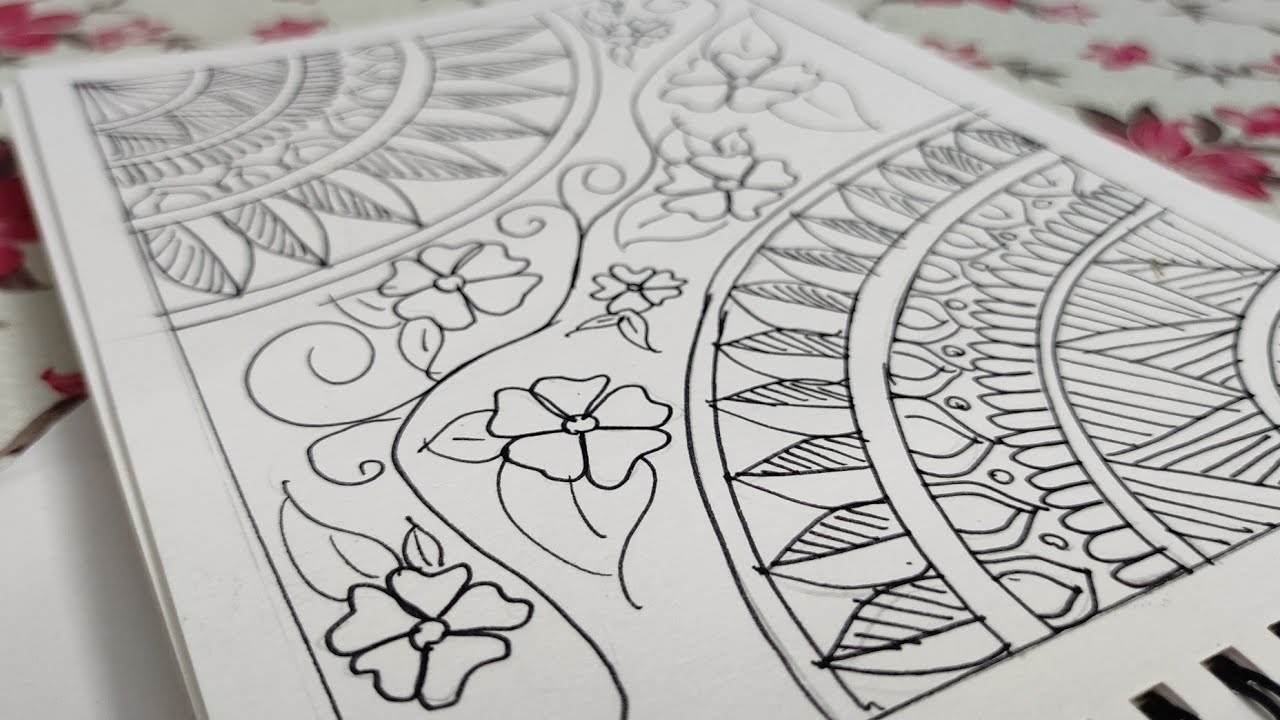 Full Page Mandala Drawing for Beginners | Easy Mandala Art Tutorial|Relaxing mandala @radiantramola 