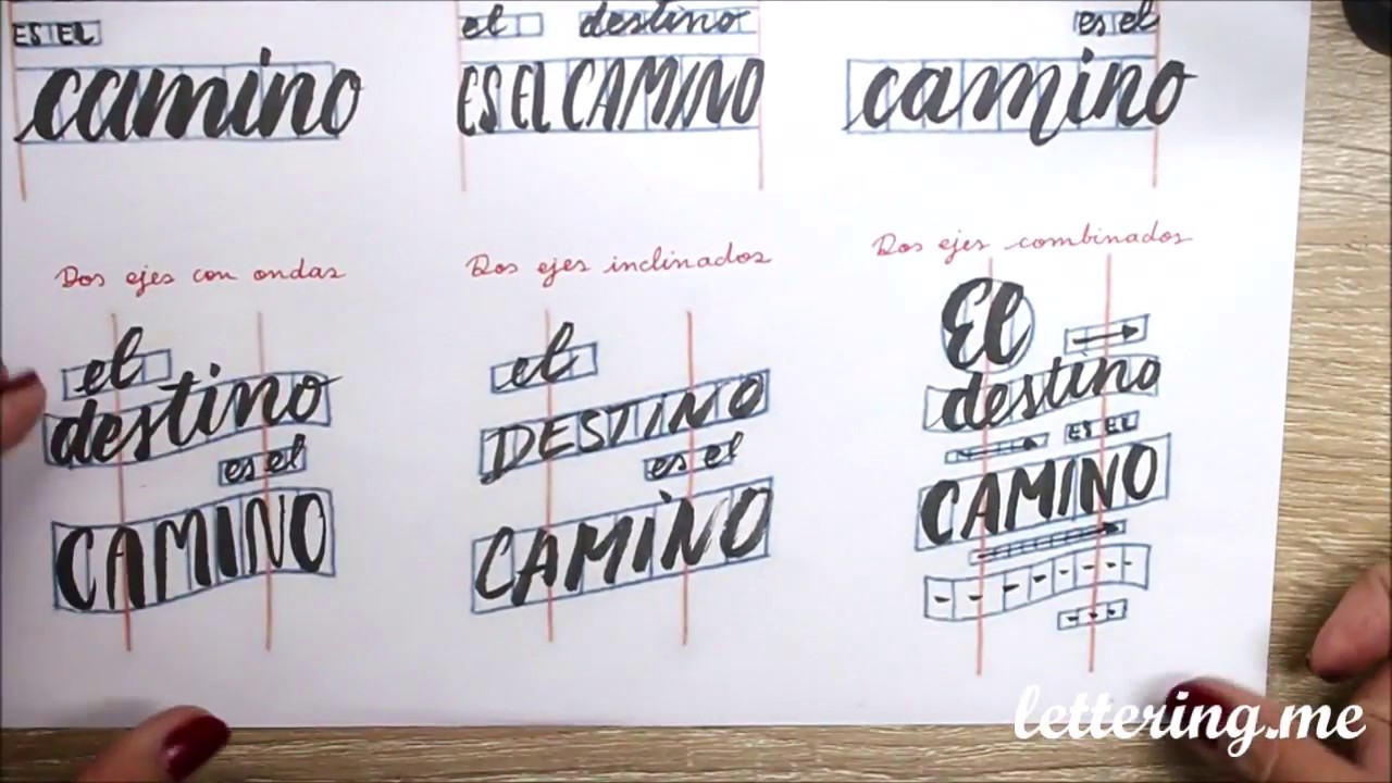 Curso de lettering - Lección 17: Composición en lettering ✅