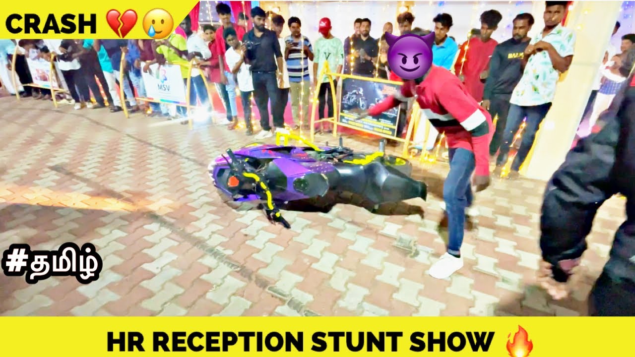 STUNT SHOW IN HR 💔🔥 BIKE BROKEN 💥💔 TQ SO MUCH FOR THE LOVE AND SUPPORT GUYZ 🔥💨