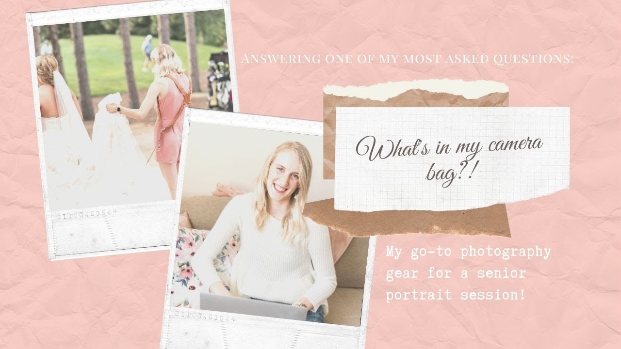 What's in my camera bag?! Wedding Photographer Gear Essentials