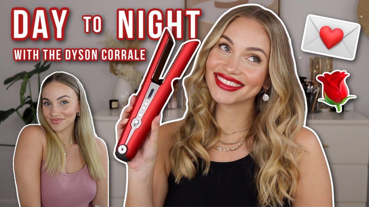 Dyson Corrale: Valentine's Day to Night Hair Tutorial 🌹