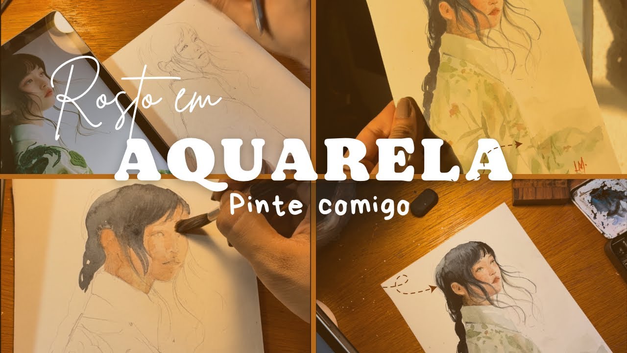 Não pare de pintar -  [AQUARELA P/ INICIANTES] Lena Mao 