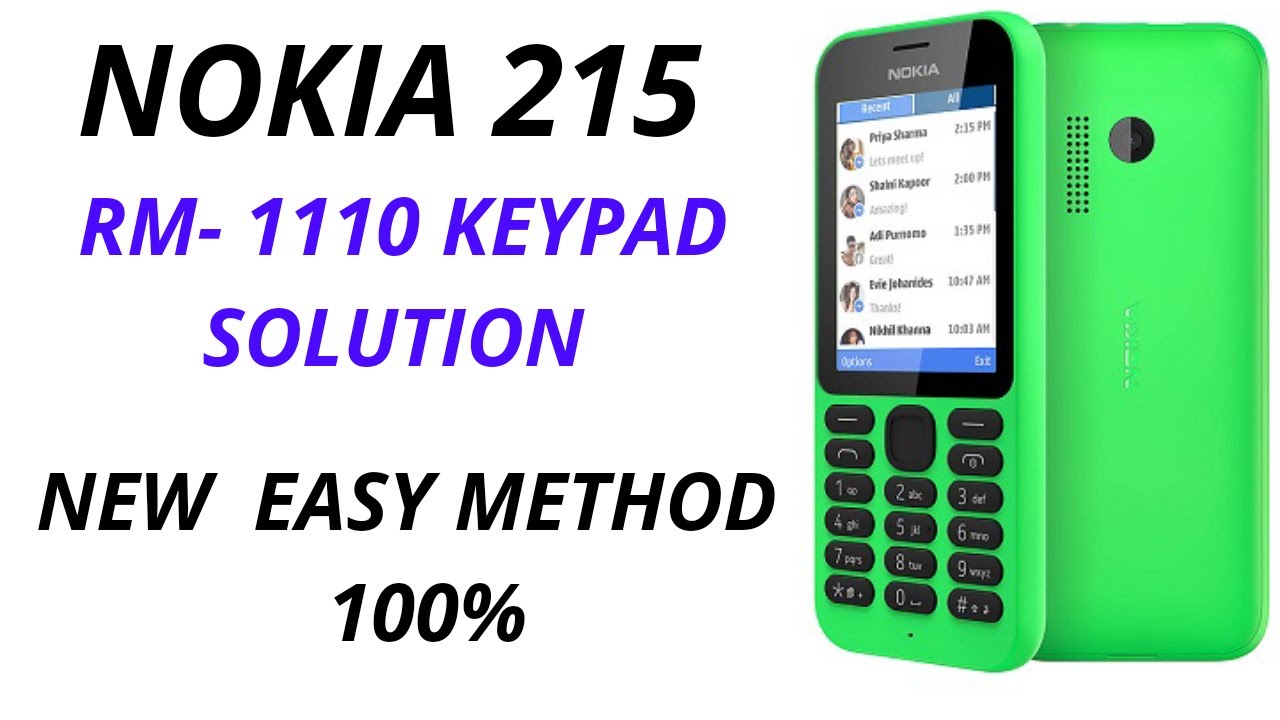 nokia 215 keypad solution || nokia rm-1110 keypad solution || nokia 215 123 ok button solution