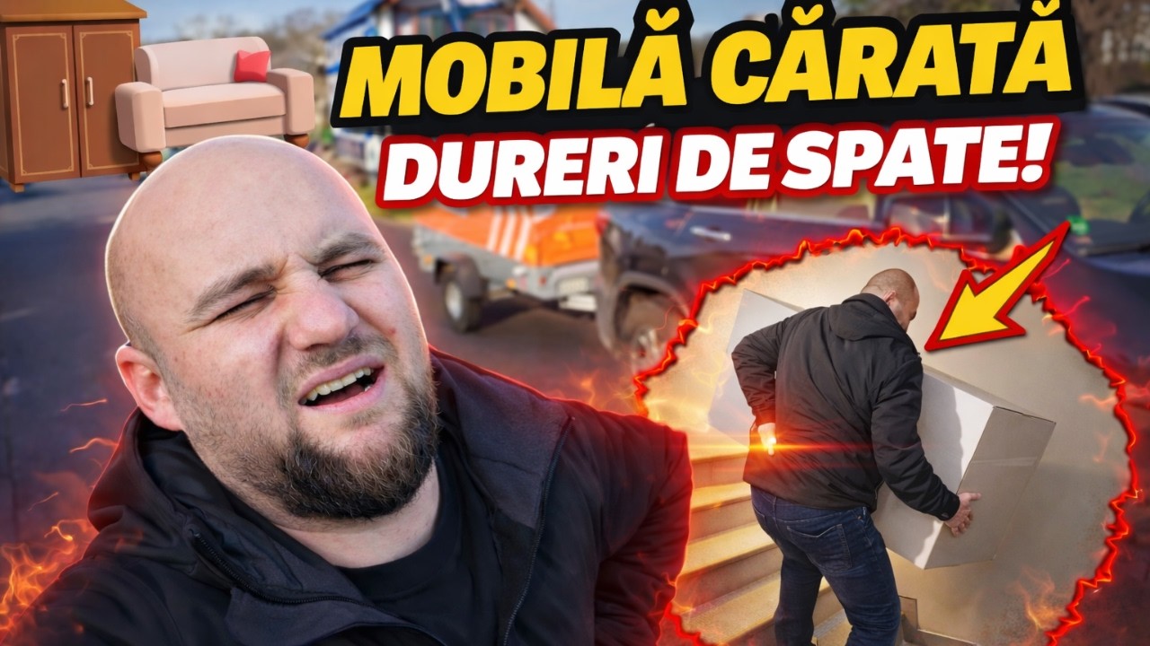 Cine m-a pus să car atâta mobilă?! 😩