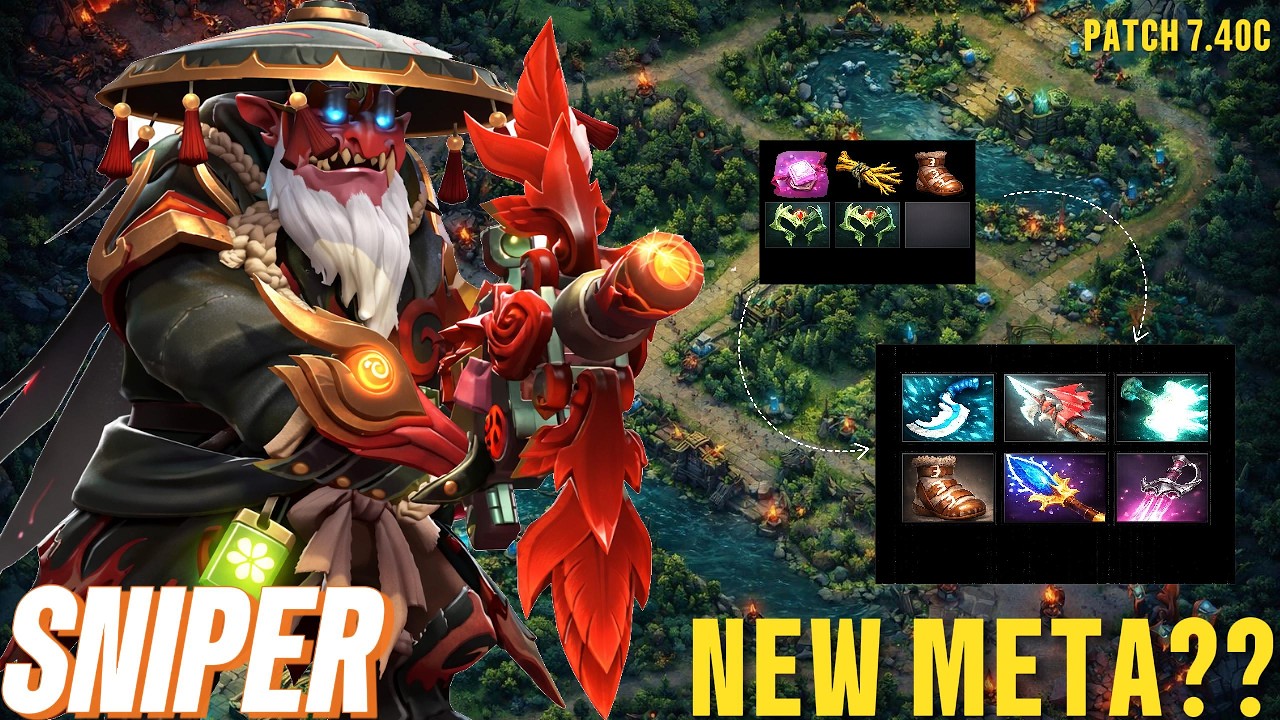 SNIPER HC MAGIC DAMAGE IS THE NEW META??? PATCH 7.40C DOTA 2