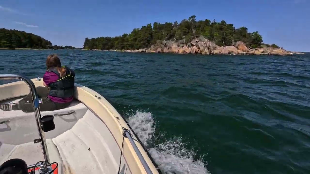 Båtutflykt i Trosa skärgård