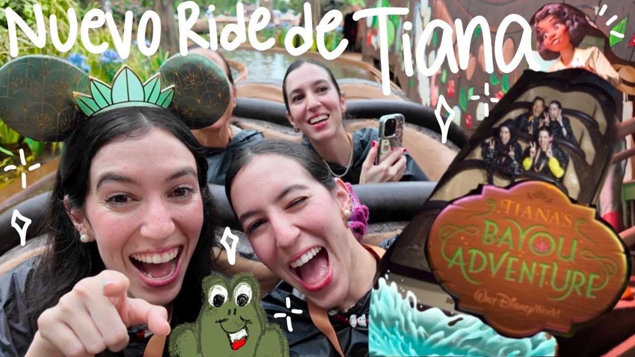 Dia LLuvioso en Disney☔️🏰 🚝Tiana's Bayou Adventure ♡Trillizas | Triplets