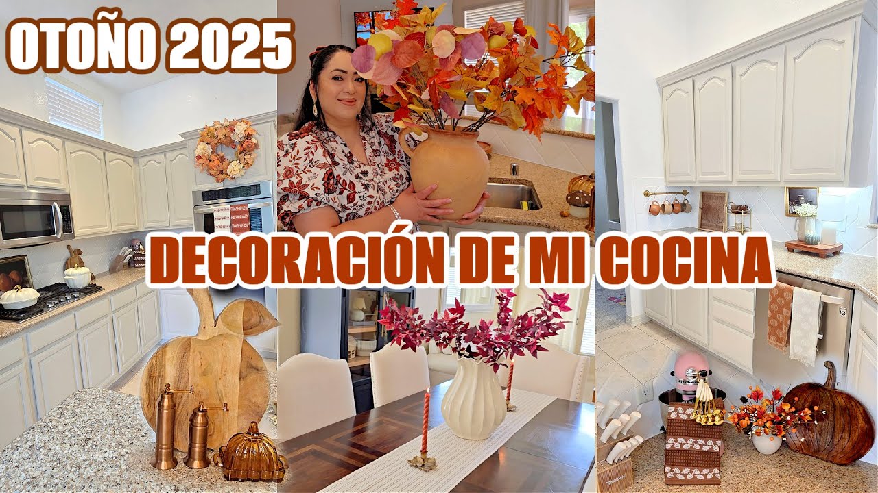 DECORACIÓN DE MI COCINA OTOÑO 2025 || IDEAS PARA DECORAR OTOÑO 2025