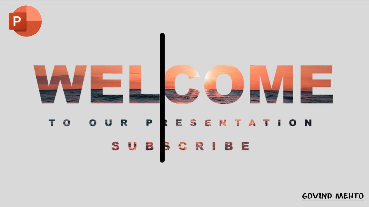 Motion Change Animated WELCOME Slide Design in PowerPoint | 😱 PowerPoint Tricks & Tips |#powerpoint