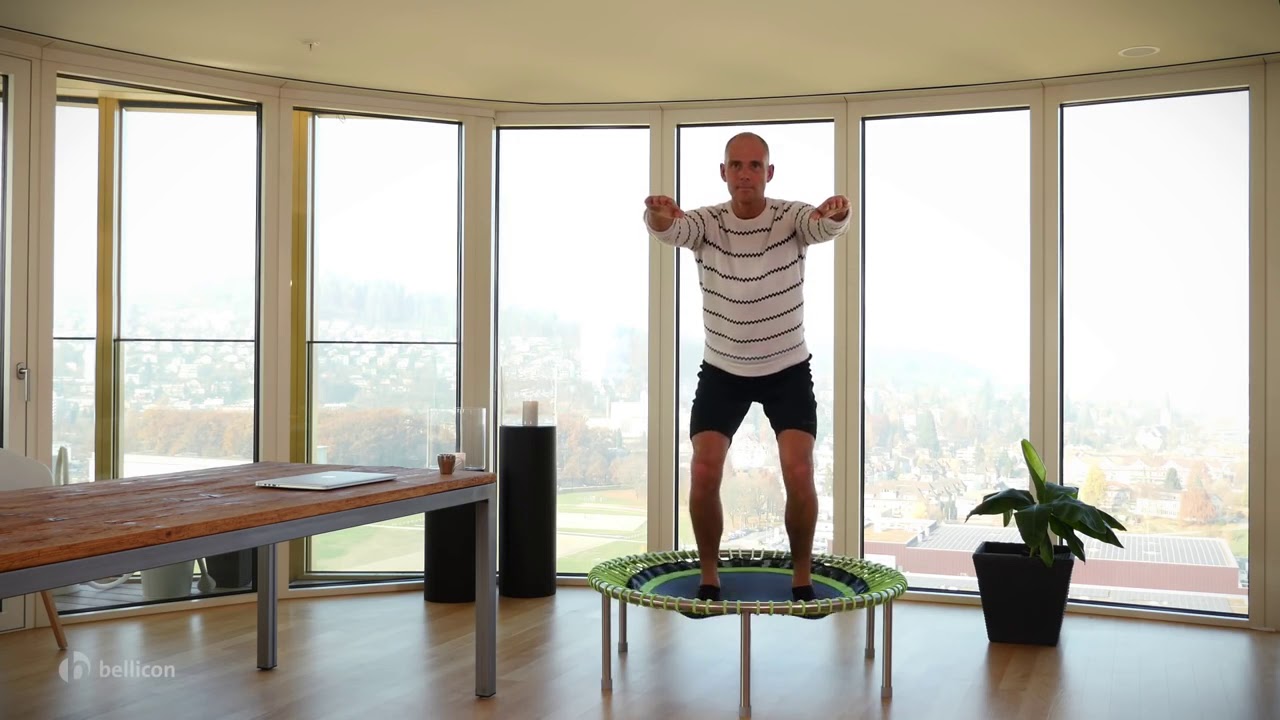 Ski training on the bellicon rebounder