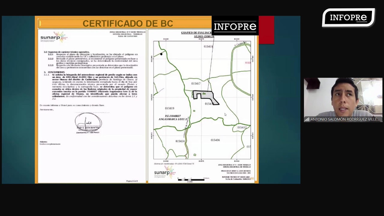 INFOPRE - Saneamiento físico legal de predios urbanos y rurales