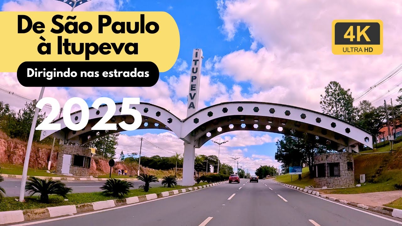 Dirigindo de São Paulo à Itupeva, pertinho de Jundiaí e Campinas
