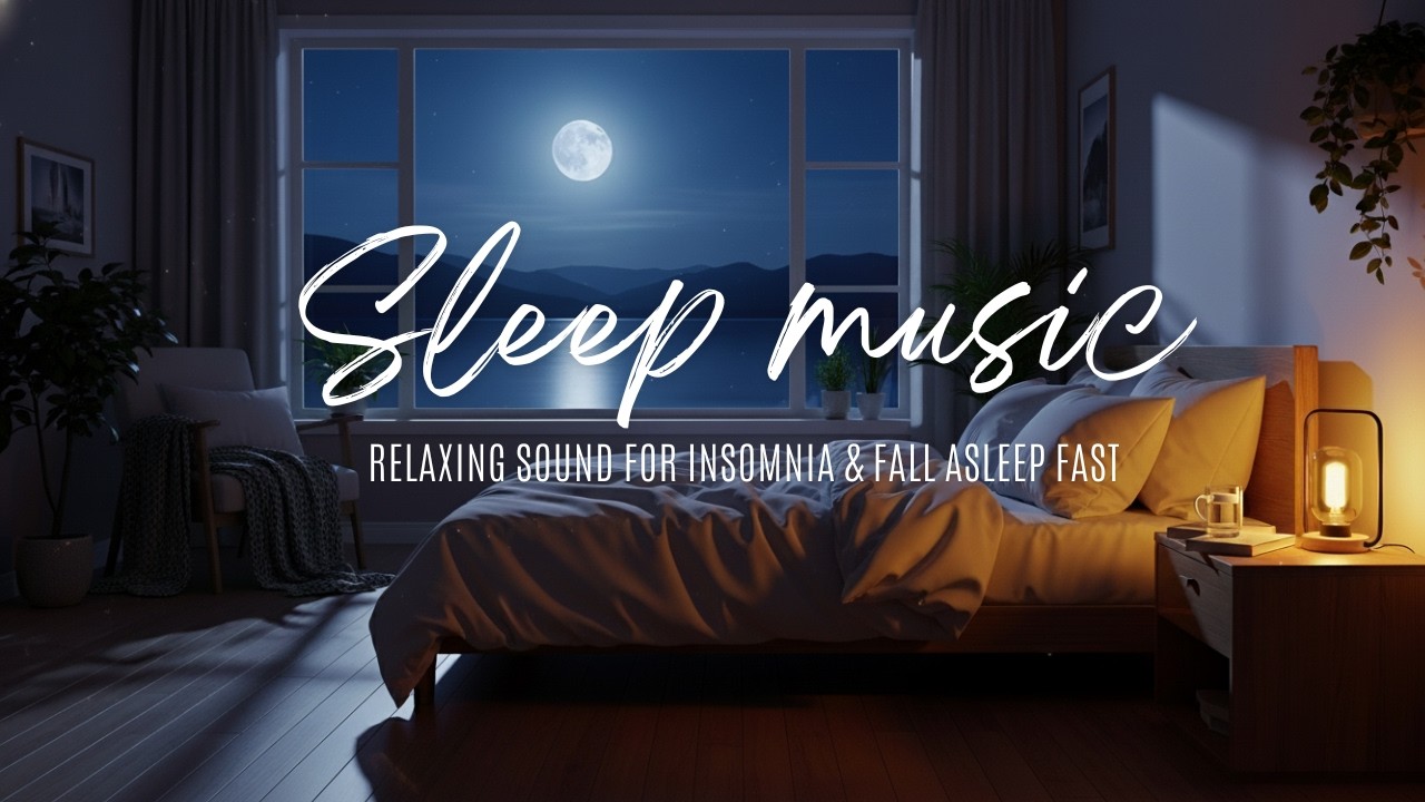 Fall Asleep Fast: SILENT MUSIC for Deep Sleep | Pink Noise Sleep Therapy