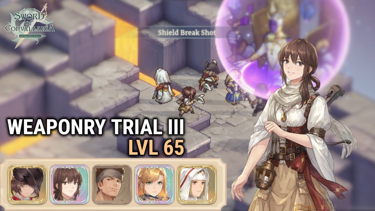 [Sword of Convallaria] Weaponry Trial III - Level 65 Clear - Edda Gloria