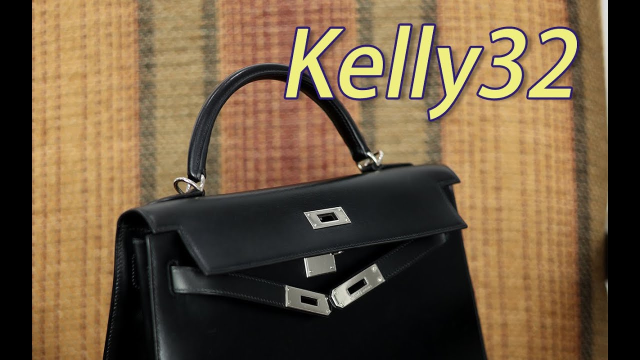 Vlog1335黑银Box皮Kelly32｜爱马仕Box皮的变化