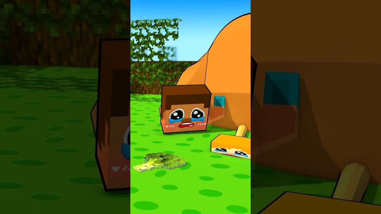 FAT or FIT or EAT???!!! - Alex and Steve Adventures #minecraft #shorts