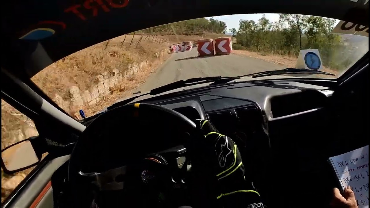22° Rally di Caltanissetta 2024 - Helmet Cam Adragna - Saladino | PS 9 