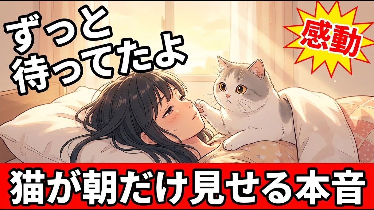【保存版】猫が朝にあなたの顔をじっと見る理由。これを知ったら毎朝泣きそうになる