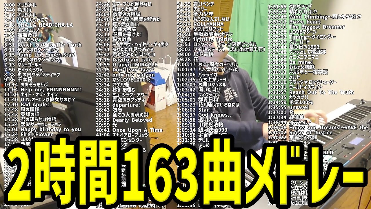 2時間ぶっ通しでピアノを弾き続ける漢【2024/01/29】