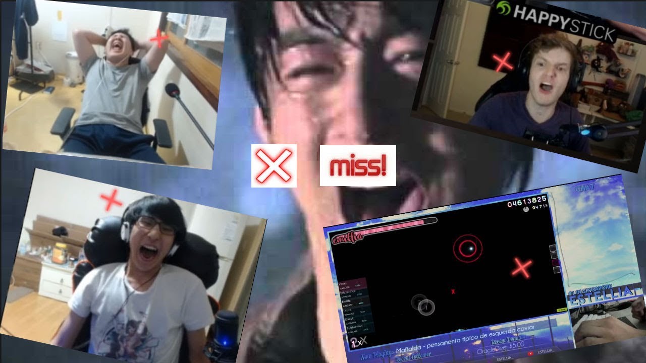 [osu!] 2017 Top chokes compliation (Rafis, Firebat92, Emilia, and more!)