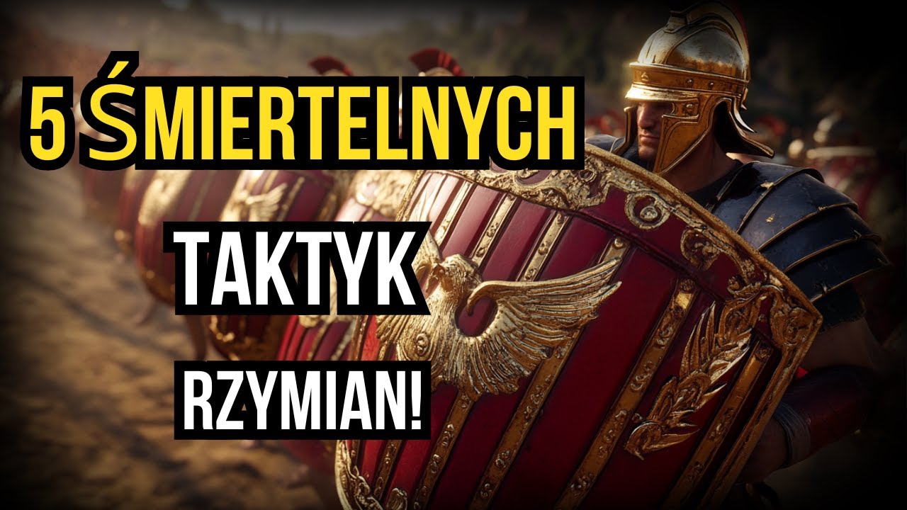 CZY ARMIA RZYMSKA była NIEPOWSTRZYMANA? 5 NAJBARDZIEJ PRZERAŻAJĄCYCH TAKTYK WOJENNYCH w HISTORII!