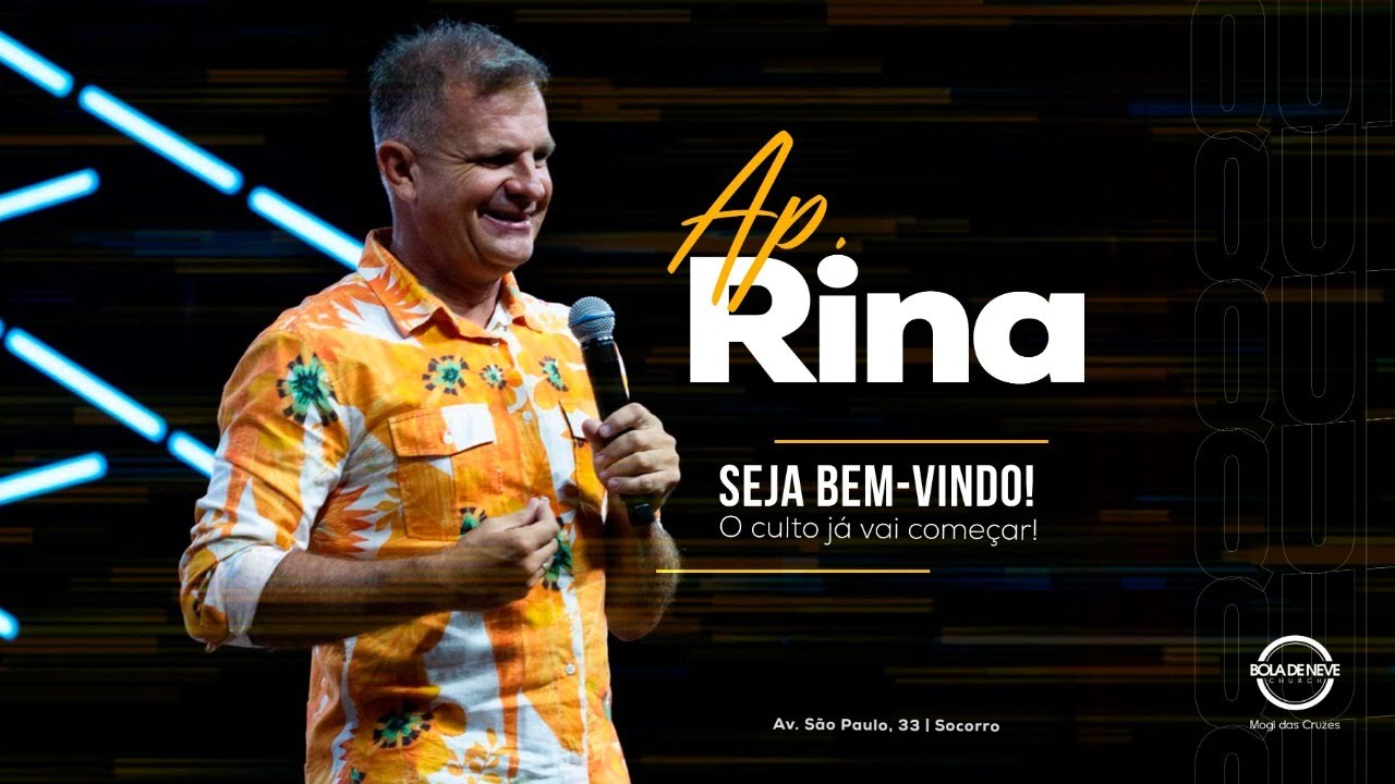 APÓSTOLO RINA | CULTO AO VIVO |  BDN MOGI DAS CRUZES | 11.08.2022