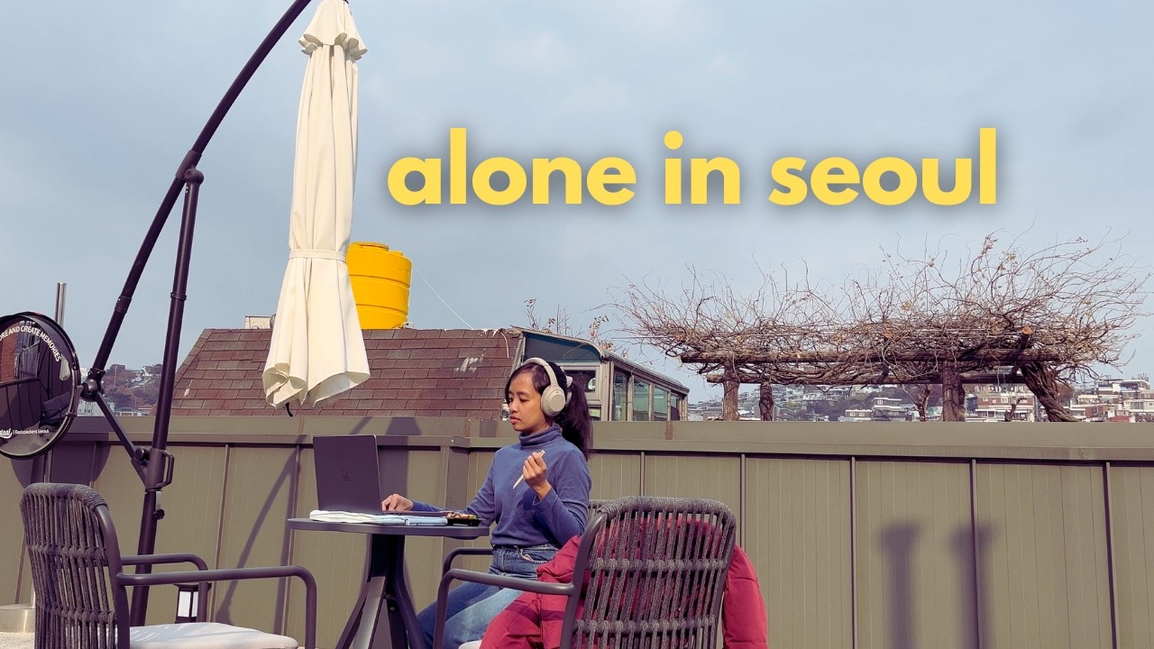 seoul travel vlog | exploring seoul city wall, seokcheon lake & samcheong-dong street